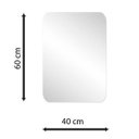 Ver imagem 3 de Espelho Decorativo Multiuso Cantos Fita Dupla Face 60x40 cm