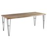 Mesa de Jantar de Madeira Maciça - Pin Live Edge - 1