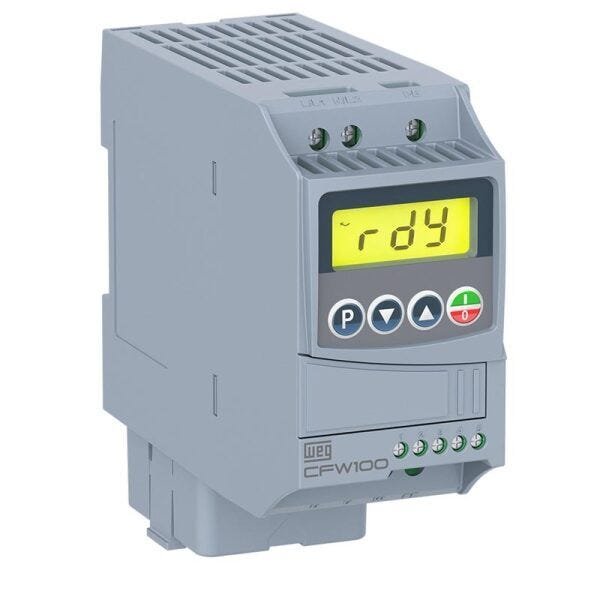 Cfw100 Geração 2 Inversor de Frequência Weg 0,5cv 2,6a 220v com Entrada Monofásica