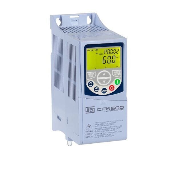 Inversor de frequência WEG CFW500 2cv 220v 7a Trifásico - 1