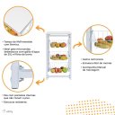 Ver imagem 2 de Fruteira de Chão 3 Cestos para Cozinha Tampo Madeira Mdf Modelo Florença Suporte Aço Branco/itaúba