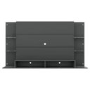 Ver imagem 7 de Painel TV até 60 Polegadas com Prateleiras de Vidro Grafite