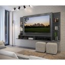 Ver mais imagens de Painel TV até 60 Polegadas com Prateleiras de Vidro Grafite