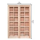 Ver imagem 6 de Porta Balcão de Abrir / Abrir de Madeira Padrão Cedro Reto Bat.14 Cm- 2.15 (a) X 1.40 (l)