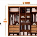 Ver imagem 5 de Guarda-Roupa Casal com 3 Portas de Correr e 6 Gavetas com Espelho 100% MDF Linha Vegas
