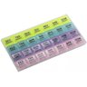 Organizador de Comprimidos Semanal Colorido para Medicamentos - 2