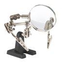 Ver imagem 1 de Lupa Profissional Suporte e Pinças Ajustáveis 9146055 Sparta