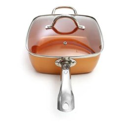Panela Maxchef Caçarola Antiaderente 24 Cm Laranja - 1