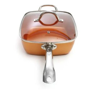 Panela Maxchef Caçarola Antiaderente 24 Cm Laranja