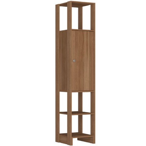 Closet com 1 Porta Contendo 2 Prateleias e 3 Nichos Externos Yes Nova Mobile Montana