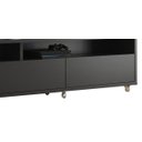 Ver imagem 4 de Rack Bancada para TV Aspen 180cm Preto - Móveisaqui