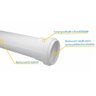 Tubo para Esgoto SN 6" 150mm 6 Metros - 11001501 - FORTLEV - 2