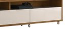 Ver imagem 4 de Rack Bancada para TV Aspen 2.2 Madeiro Canela com Off White - Móveisaqui