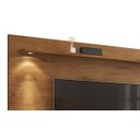 Ver imagem 3 de Rack com Painel Aspen 220cm Madeiro Canela com Off White - Móveisaqui