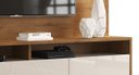 Ver imagem 4 de Rack com Painel Aspen 220cm Madeiro Canela com Off White - Móveisaqui