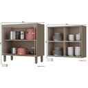 Ver imagem 6 de Cozinha Modulada Henn Connect 14 Peças (5 Armários + 4 Balcões + 1 Paneleiro + 4 Complementos) C14P0