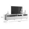 Rack Bancada para TV Aspen 2.2 Preto - Móveisaqui - 5