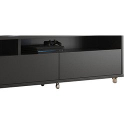 Rack Bancada para TV Aspen 2.2 Preto - Móveisaqui - 4
