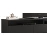 Rack Bancada para TV Aspen 2.2 Preto - Móveisaqui - 3