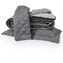 Ver imagem 3 de Colcha King 300 Fios Turin Dec - Artelassê Cinza Brita/Cinza Grafite