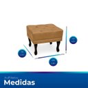 Ver imagem 4 de Puff Retro Confortável e Clássico Suede