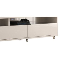 Rack Bancada para TV Aspen 2.2 Off White - Móveisaqui - 4