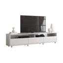 Ver imagem 1 de Rack Bancada para TV Aspen 180cm Branco - Móveisaqui