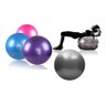 Bola Suiça Pilates Gym Ball Bomba de Ar Fit Yoga Abdominal 65Cm: Cinza - 1
