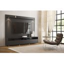 Ver imagem 2 de Rack com Painel Aspen 220cm Preto - Móveisaqui