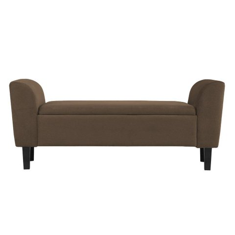 Recamier Bau Malibu 1,60m Suede Marrom - Inova Decor
