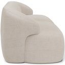 Ver mais imagens de Sofá 3 Lugares Curvo Orgânico com 02 Poltronas para Sala Living 220cm Barolo L06 Linho Bege - Lyam D