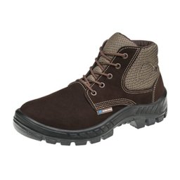 Botina de Segurança Nobuck com Cadarço Marrom 50B26 Marluvas:39/Marrom - 2