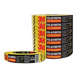 Fita Crepe Alta Performance Automotiva 3m 18mmx40m (10 Und.) - 1