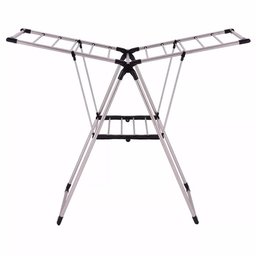 Varal De Chão Portátil Aço Inox Dobrável Grande - Luxo - 4