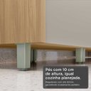 Ver imagem 6 de Cozinha 6 Peças Nesher Rainha Microondas Forno 100% MDF
