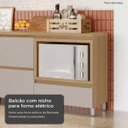 Ver imagem 2 de Cozinha 6 Peças Nesher Rainha Microondas Forno 100% MDF