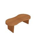 Ver imagem 3 de Mesa de Centro Orgânica para Sala Luna 120 Cm - Mel