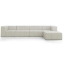 Ver imagem 6 de Sofá 4 Lugares para Sala Living Modular com Puff 352cm Lancaster F04 Linho Cru - Lyam Decor