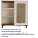 Ver imagem 5 de Buffet Aparador 1 Porta 80 Cm 4520 Pinho Off White Arly