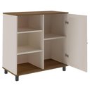 Ver imagem 4 de Buffet Aparador 1 Porta 80 Cm 4520 Pinho Off White Arly