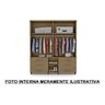 Roupeiro Triplex Guarda Roupas Londres Casal 8 Portas Amend Trinobel - 3