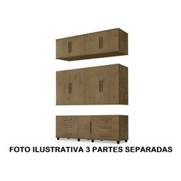 Roupeiro Triplex Guarda Roupas Londres Casal 8 Portas Amend Trinobel - 4