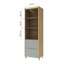 Ver imagem 3 de Paneleiro Modular 2 Portas 2 Gavetas Marquesa 70cm 100 Mdf