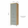 Paneleiro Modular 2 Portas 2 Gavetas Marquesa 70cm 100 Mdf - 2