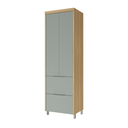 Ver imagem 2 de Paneleiro de Cozinha Marquesa 2 Portas 2 Gavetas 100% MDF Nature/Verde - Nesher