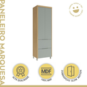 Ver imagem 5 de Paneleiro de Cozinha Marquesa 2 Portas 2 Gavetas 100% MDF Nature/Verde - Nesher