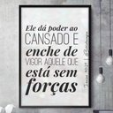 Ver imagem 1 de Quadro Decorativo Frase Versículos 13-24x34Cm