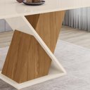 Ver imagem 6 de Mesa de Jantar 6 Lugares 160cm Valena Nature/off H02 - Mpozenato