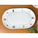 Ver imagem 2 de Travessa Natalina Jingle Bells Cerâmica 34cm Alleanza