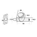 Ver imagem 2 de Fecho Segurança / Batom Zcr 11321 Alianca
